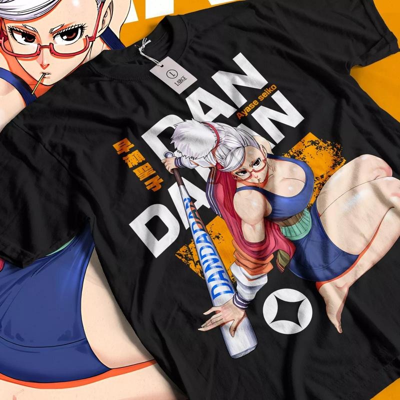 Dandadan Ayase Seiko T-shirt Cosplay Momo Anime Gift Shirt All Sizes Hoodie, Sweatshirt | GrindPrints.com