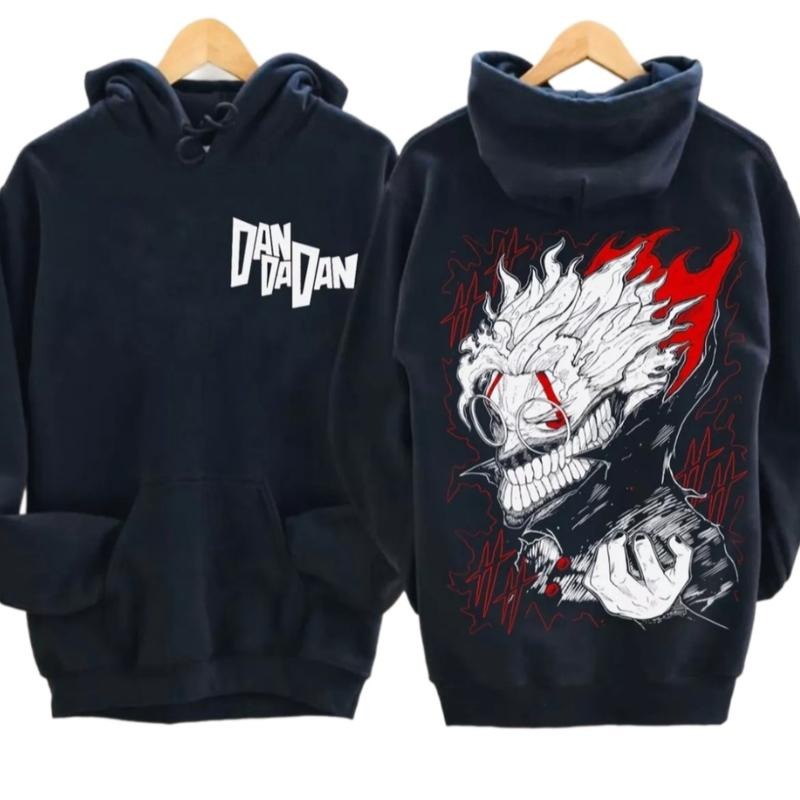 Dandadan Okarun Hoodie Okarun Momo Ayase Anime Gift Hoodie double-sided T-Shirts, Sweatshirt | GrindPrints.com