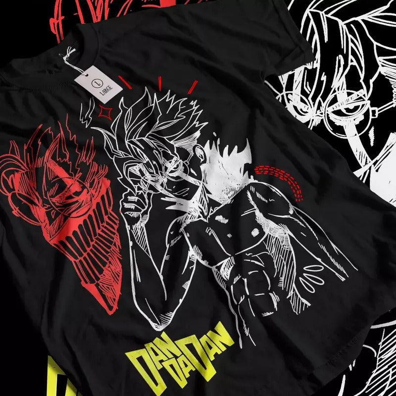 Dandadan T-shirt Japanaise Anime Manga Gift Shirt All Size Hoodie, Sweatshirt | GrindPrints.com