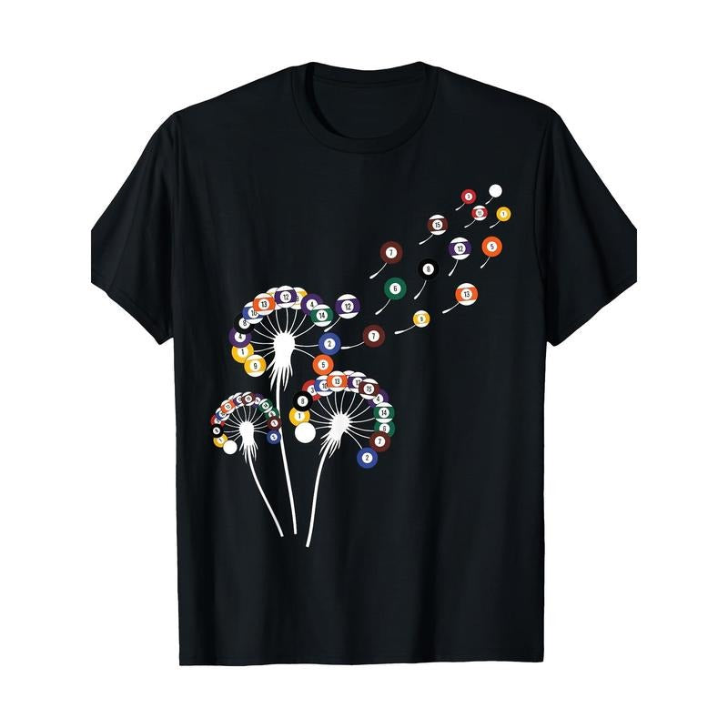 Dandelion billiard T-shirt Made in USA Hoodie, Sweatshirt | GrindPrints.com