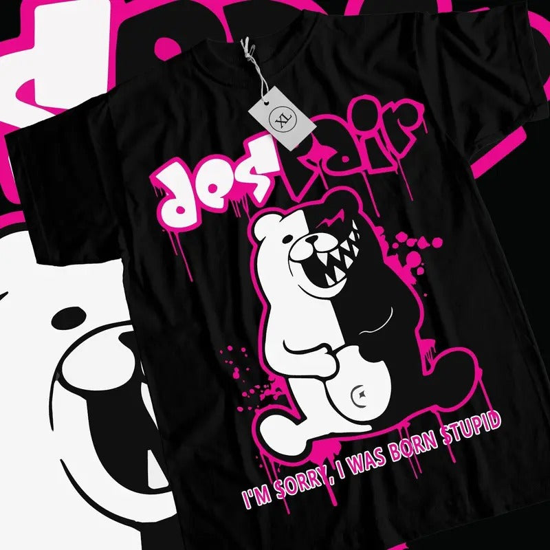 Danganronpa Junko Komaeda T-Shirt S-4XL Monokuma Despair Manga Monobear Hopes shirt Hoodie, Sweatshirt | GrindPrints.com