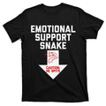 Dark Humor Shirts, Crude Humor Inappropriate Emotional Support Snake Halloween T-Shirt Menswear Casual Cotton Top Basic...