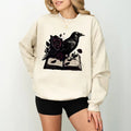Dark Romance Raven Sweatshirt Gothic Art Raven and Roses Sweatshirt, Spicy Books Lover Sweatshirt, Smut Lovers Sweatshirt...