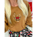 Darling Dasher Embroidered Sweatshirt T-Shirts, Hoodie | GrindPrints.com