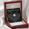 Daughter In Law Gift From Mother In Law, To My Daughter In Law Necklace, Future Daughter In Law Wedding Gift Idea...