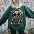Dead Inside Skeleton Coffee Lover Fall Sarcastic Coffee Shirt Merry Shirt T-Shirts, Hoodie, Sweatshirt