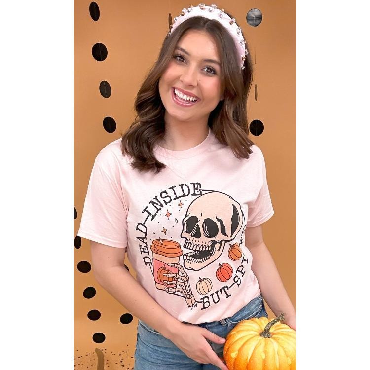 Dead Inside but Spiced Graphic T-Shirt Hoodie, Sweatshirt | GrindPrints.com