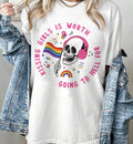 Dead inside but gay af shirt, Love is Love shirt, LGBT Skeleton shirt , LGBTQ shirt gay Lesbian Shirt Vintage Hoodie,...