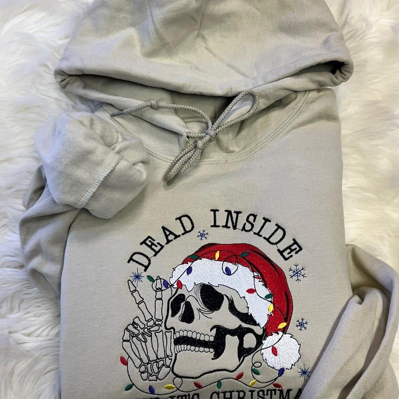 Dead inside hooded sweater T-Shirts, Hoodie, Sweatshirt | GrindPrints.com