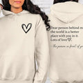 Dear Person Behind Me Front And Back Sweatshirt, Inspirational Hoodie, Positive Sayings Sweater, Aesthetic Be Kind Shirt,...