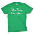 Dear Santa I Can Explain T Shirt Funny Christmas Holiday Stocking Stuffer Xmas Mens Funny T Shirts Cool Tees Soft Stylish...