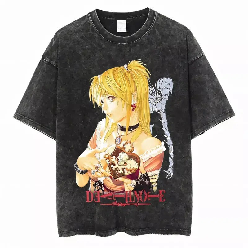 Death Note T-shirt Anime - Japanese Retro Tee Death Note Unisex Shirt Cotton Menswear Hoodie, Sweatshirt | GrindPrints.com