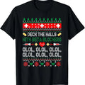 Deck The Halls With Beta Blockers Nurse Christmas Ugly Xmas T-Shirt Hoodie, Sweatshirt | GrindPrints.com