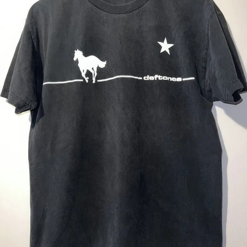 Def tones White Pony Tour Black T-Shirt Collection Unisex Stylish Designs - VM8 ! Hoodie, Sweatshirt | GrindPrints.com