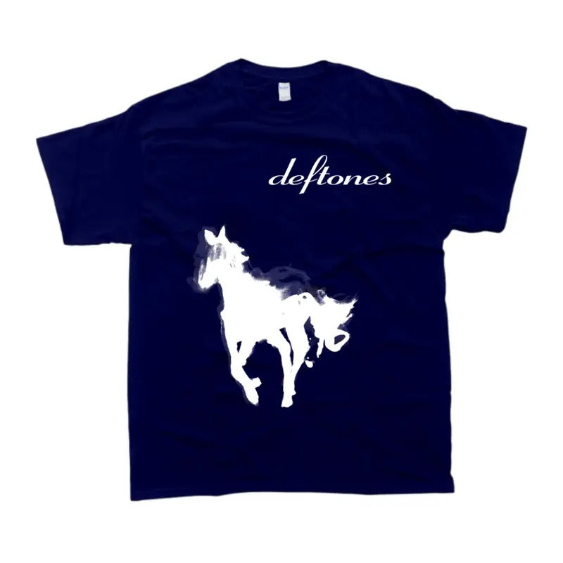 Deftones White Pony T-Shirt - Classic Fit, 100% Cotton - Menswear Graphic Tee Hoodie, Sweatshirt | GrindPrints.com