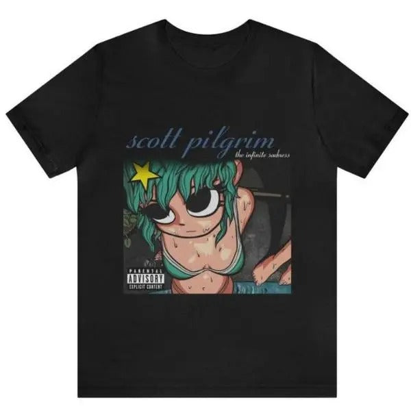 Deftones scott pilgrim ramona flowers Cotton Top Unisex Comfort Tee T Shirt, Funny Dumb Tee, Meme Shirt, Menswear...