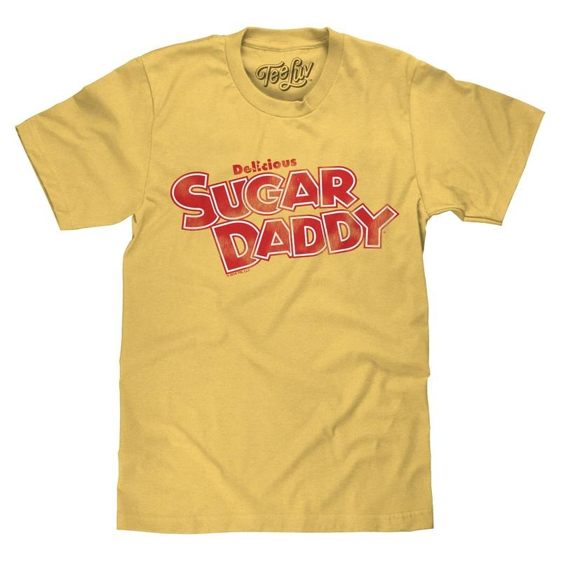 Delicious Sugar Daddy Candy T-Shirt - Light Yellow Hoodie, Sweatshirt | GrindPrints.com