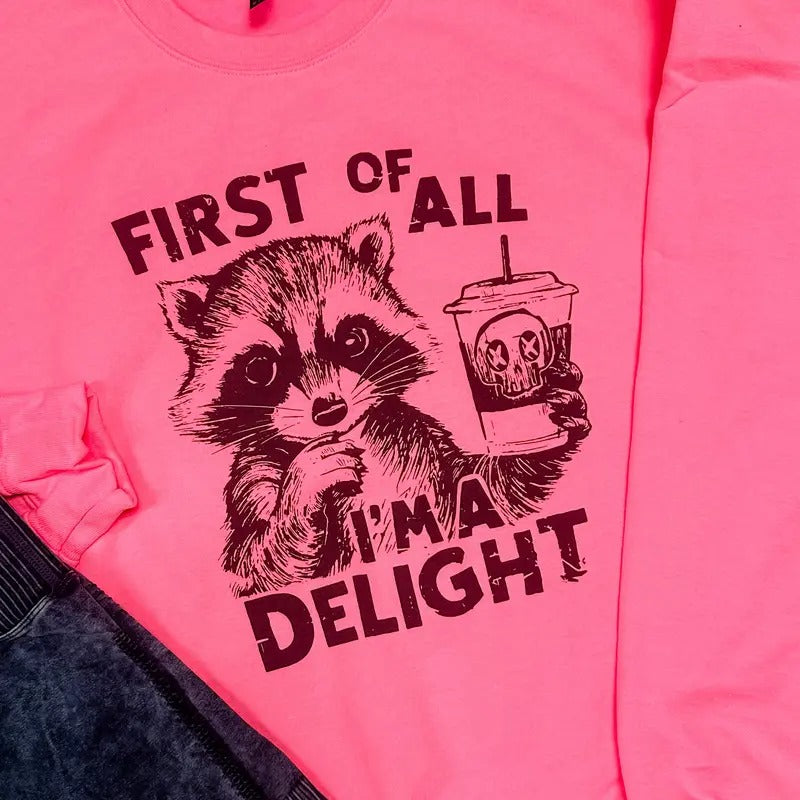 Delight Graphic Pullover T-Shirts, Hoodie, Sweatshirt | GrindPrints.com