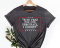 Democracy With Fear For Our Democracy I Dissent Shirt, Justice Sonia Sotomayor Quote Tee, Pro Justice Tee, Trendy Shirt,...