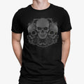Demon Skulls Mens T-shirt Gothic Rock Skull Goth Skeleton Alternative Biker Hoodie, T-shirt and sweater Sweatshirt