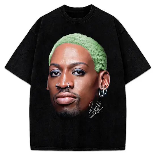 Dennis Green Hair flamboyant 90's Vintage Design Retro T-Shirt Cotton Menswear Hoodie, Sweatshirt | GrindPrints.com
