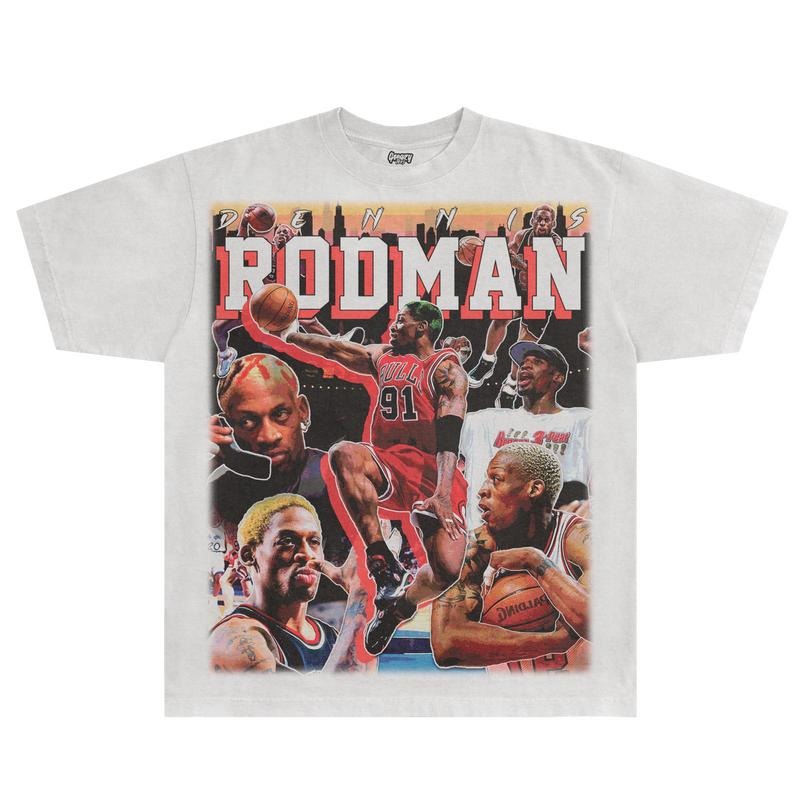 Dennis Rodman Bulls ClaTEE | VINTAGE TEE GRAPHIC T-SHIRT SWEATSHIRT HOODIE | SPORT TEE | GIFT FOR FANic Tee | GrindPrints.com