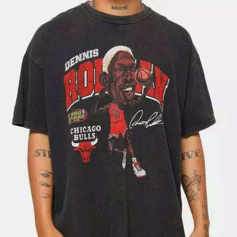 Dennis Rodman NWO Hollywood WCW Rodzilla Wrestling 90'S Vintage T-Shirts, Hoodie, Sweatshirt