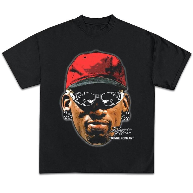 Dennis Rodman x Vlone Shirt Vintage Basketball Merch Men Women Menswear Top Medium Hoodie, Sweatshirt | GrindPrints.com
