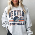 Denver 1960 Football Sweatshirt Denver Bronco Shirt Football Fan Gift Hoodie | GrindPrints.com