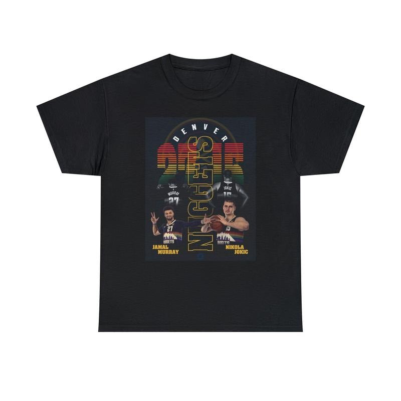 Denver Nikola Jokic Jamal Murray T-Shirt, Gift For Fan Hoodie, Sweatshirt | GrindPrints.com