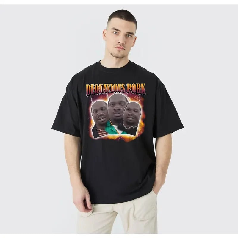Dequavious Pork: The Meme King Dank Memes T-Shirts Hoodie, Sweatshirt | GrindPrints.com