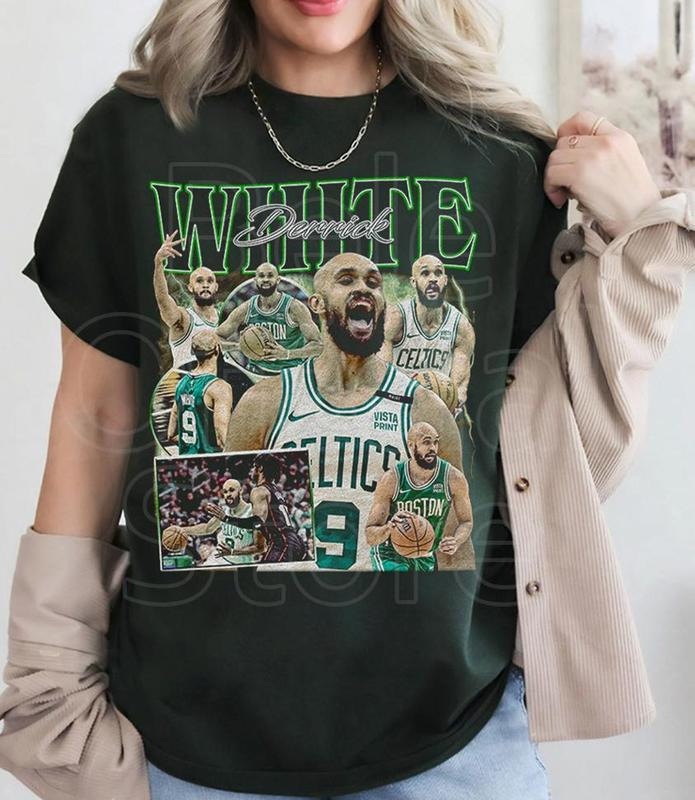 Derrick White T-Shirt, Bootleg Vintage T-Shirt, Unisex Shirt, Gift For Fan Hoodie, Sweatshirt | GrindPrints.com