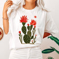 Desert Cactus, Succulent, Country, Western, Plants, Tshirt, Women's Crew Neck, Crewneck Hoodie, Sweatshirt | GrindPrints.com