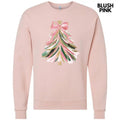Designer Pink Christmas Tree Sweatshirt 'NLB' T-Shirts, Hoodie | GrindPrints.com