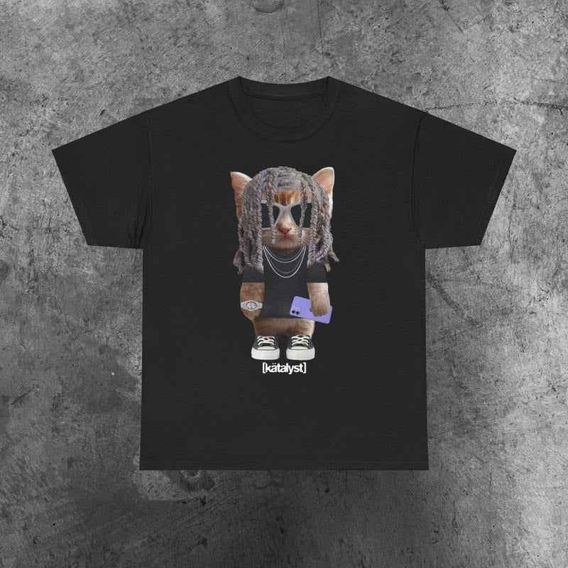 Destroy Lonely Kitty Shirt Casual Classic Hoodie, Sweatshirt | GrindPrints.com