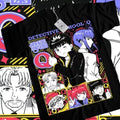 Detective School Q T-Shirt Funny Mom Girl Anime Kawaii waifu Shirt Tee All Size Hoodie, Sweatshirt | GrindPrints.com