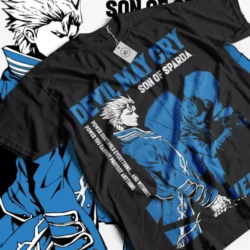 Devil May Cry virgil Unisex Men's Cotton T-Shirt All Size Hoodie, Sweatshirt | GrindPrints.com