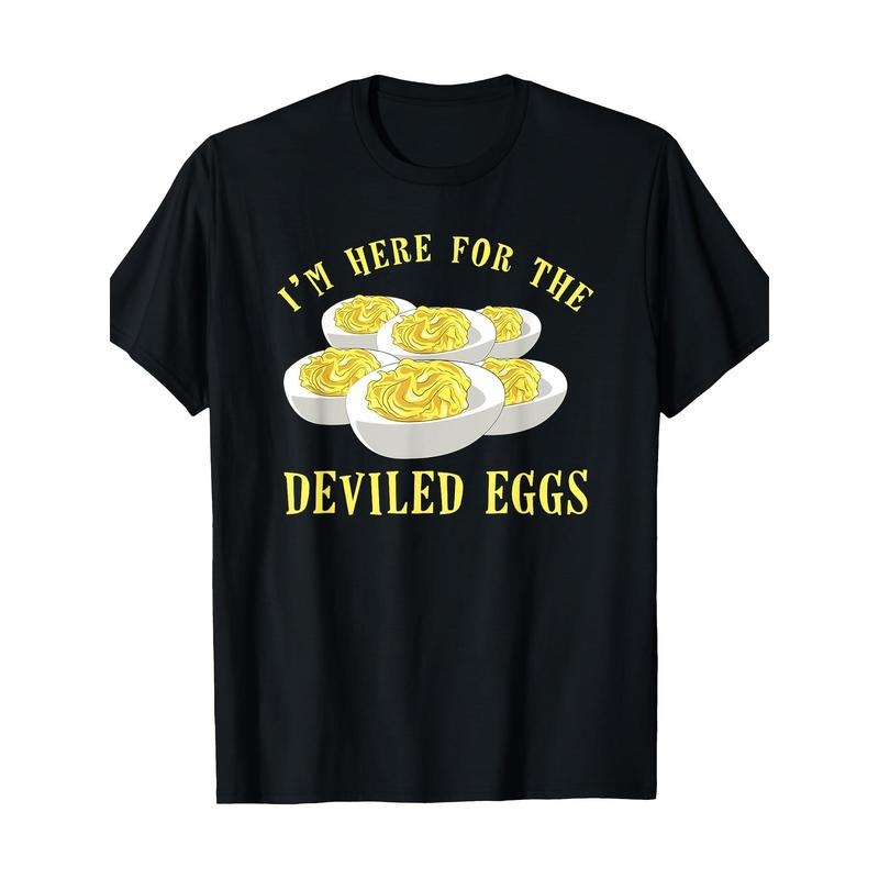 Deviled Egg Funny Food Gift 100% Cotton T-Shirt made in usa Hoodie, Sweatshirt | GrindPrints.com