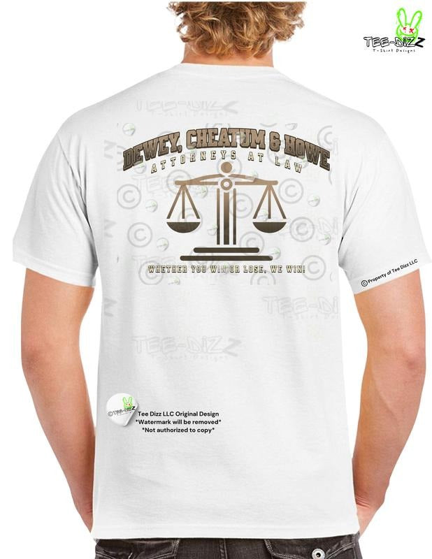 Dewey, Cheatum & Howe - Men's Funny T-Shirt - Graphic Tee Hoodie, Sweatshirt | GrindPrints.com