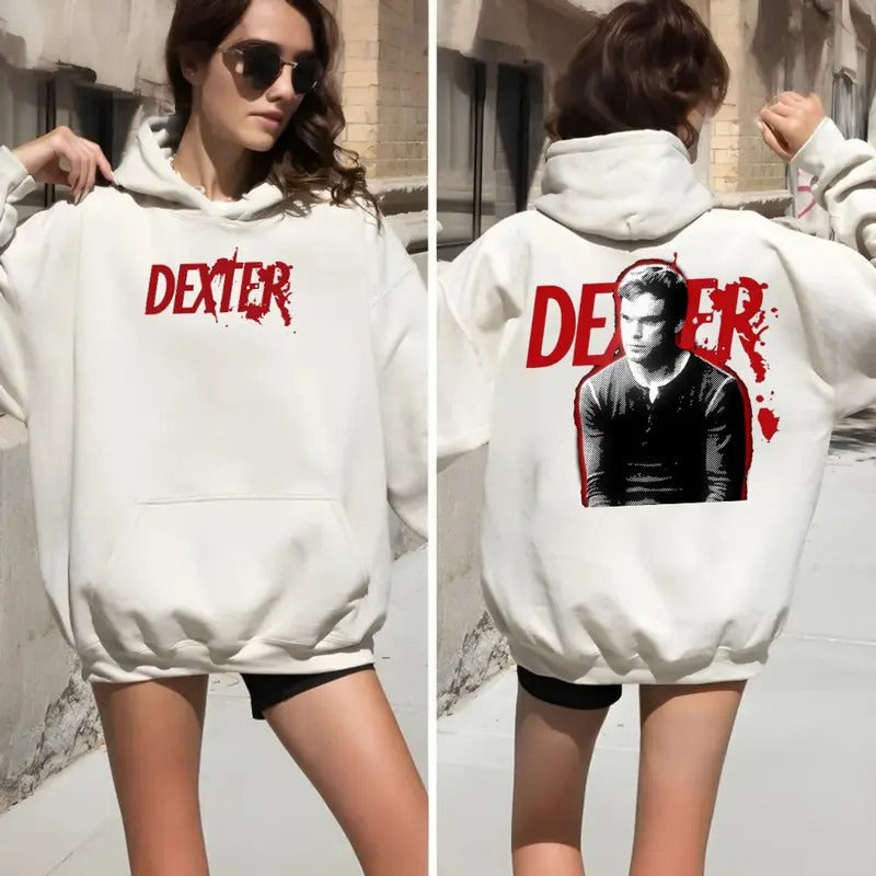 Dexter Morgan Shirt 2 Sides, Dexter Tv Show, Michael C.Hall, Dexter He's Got A Way With Murder Sweatshirt, Unisex Sweater...