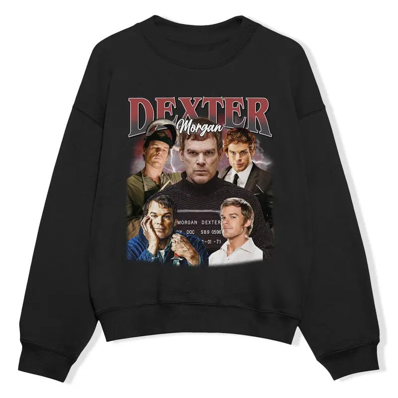 Dexter Morgan Vintage Shirt, Dexter Morgan Shirt, Gift For Man Unisex Shirt, Sweatshirt, Rock Style Bootleg Tee, Unisex...