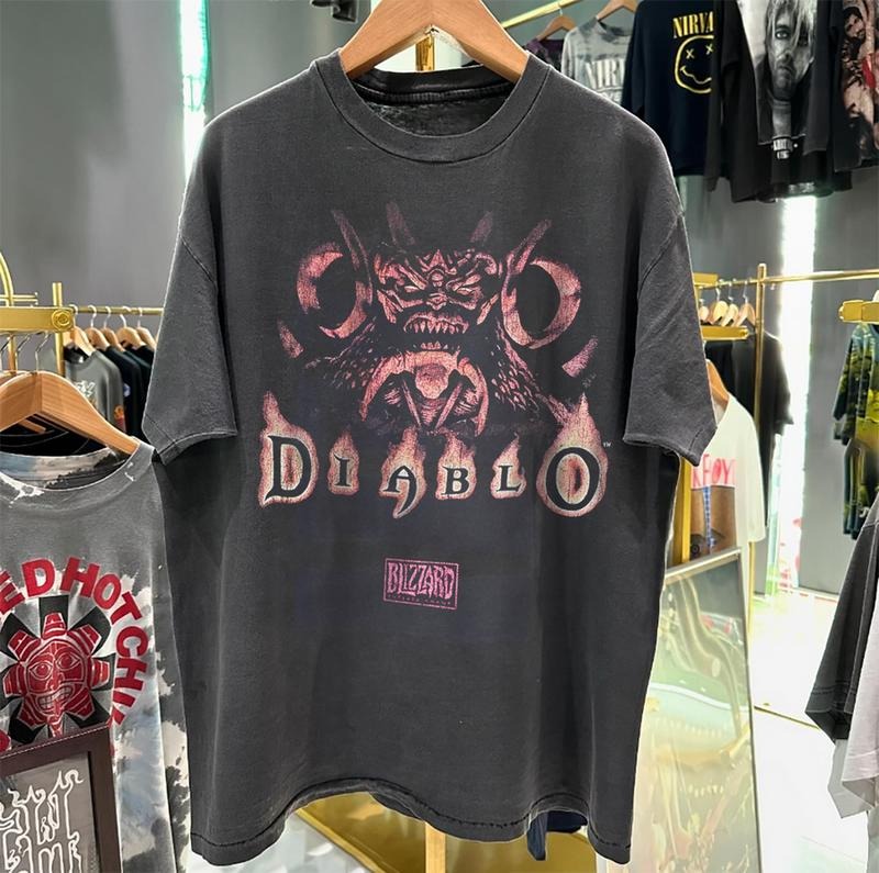 Diabl0 Bl1Zzard Ent 1997 Promo Vinatge  Black T-Shirt Unisex Shirt Gift for him, Gift for her, Gift for fan Hoodie,...