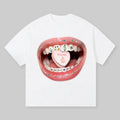 Diamond Grills Pills Print Tee, Vintage Graphic Tee, Y2k Clothing, Unisex Cotton Crewneck T-Shirt