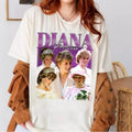 Diana Princess Retro Cotton Shirt Streetwear T-Shirts, Hoodie, Sweatshirt