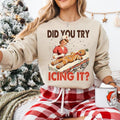 Did You Try Icing It Nurse Christmas Sweatshirt, ICU Er Nurse Xmas T-shirt, Emergency Nurse Tee, Peds Nurse Xmas Hoodie,...