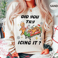 Did You Try Icing It Sweatshirt, School Nurse Christmas Sweatshirt, Funny Cookies Xmas, Emergency Christmas Shirt, PICU...