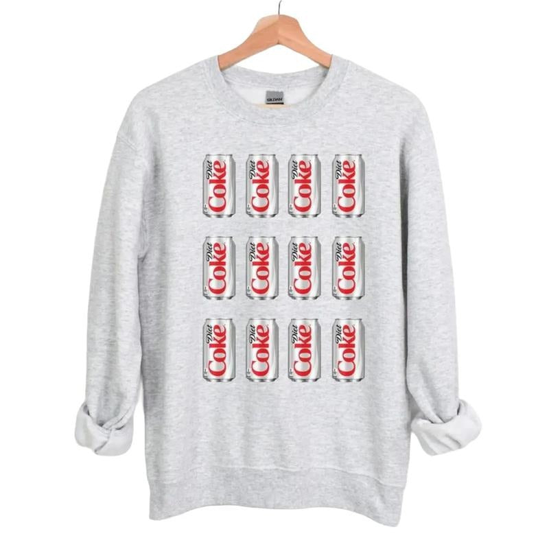 Diet Coke Crewneck sweatshirt | Energy Drinks | Soda Shirt Hoodie | GrindPrints.com