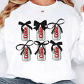 Diet Coke Sweatshirt Coquette Bow Shirt, Trendy Shirt for Girls, Dollette Y2K Aesthetic, Gift for Daughter Coquette...