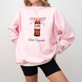 Diet Coke Sweatshirt, Coquette Sweatshirt, Bow, Diet Coquette, Soda Lover, Y2K, Drinking Sweatshirt, Funny Sweatshirt,...