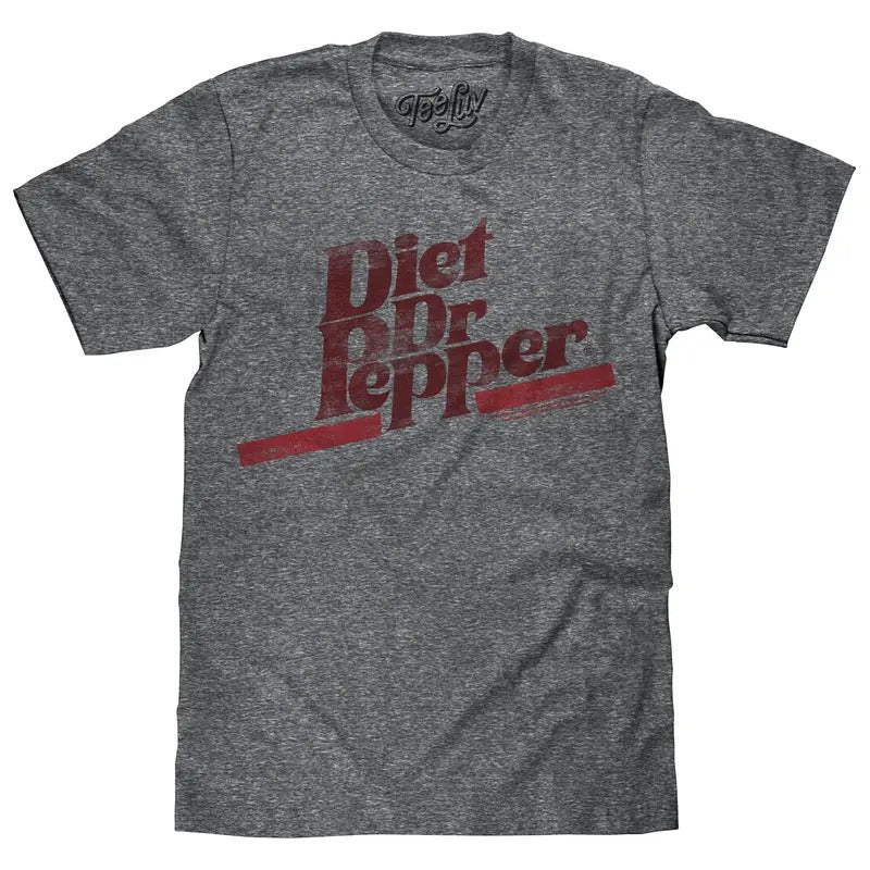 Diet Dr Pepper T-Shirt - Gray Hoodie, Sweatshirt | GrindPrints.com